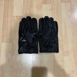 Men Leather Gloves Genuine Leather Winter Weather Full Finger Glove,Size XXL NEW